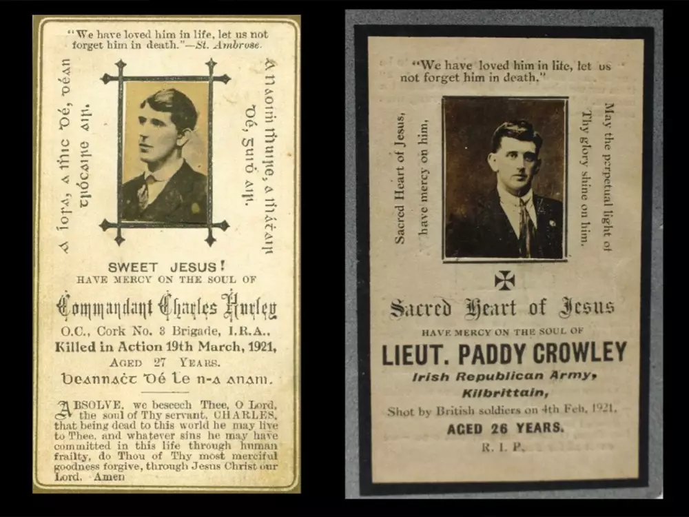Charlie Hurley & Paddy Crowley memorial cards