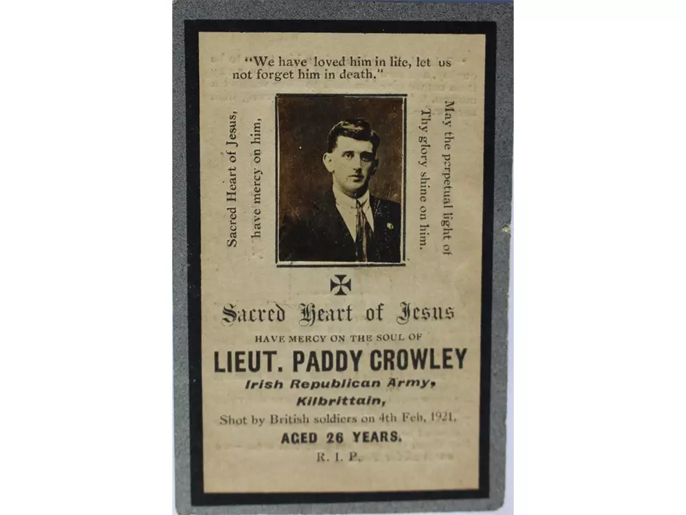 Paddy Crowley memorial card