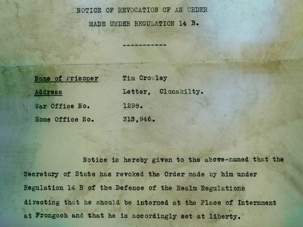 Tim Crowley (Grandfather) Fron-goch Release Paper